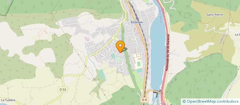 localisation de l'entreprise LA JOUE DE LAURIANE  SISTERON