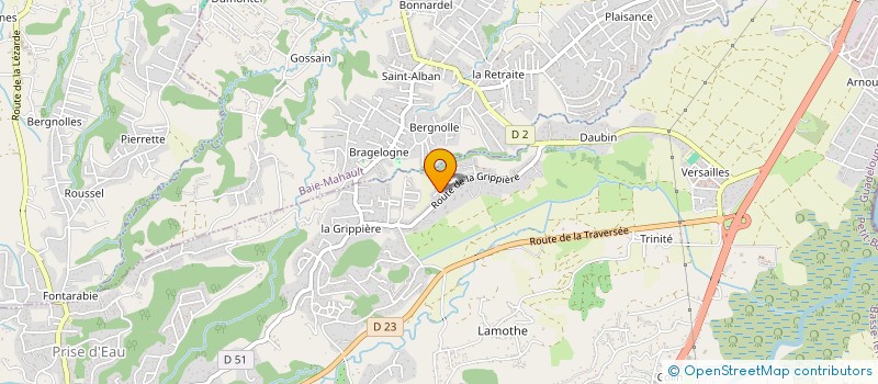 localisation de l'entreprise LA JOUE DU LOUP à PETIT-BOURG