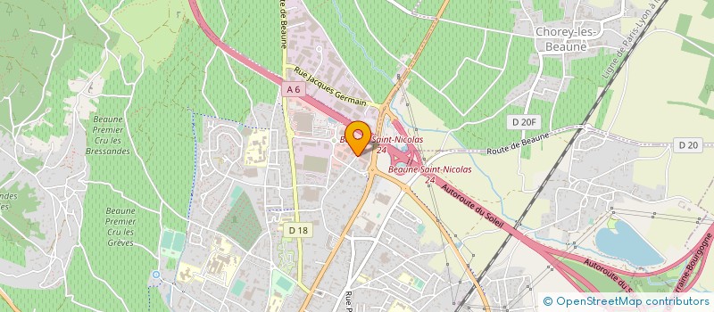 localisation de l'entreprise LA JOUETERIE à BEAUNE