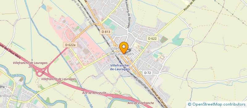 localisation de l'entreprise LA JOURDANE à VILLEFRANCHE-DE-LAURAGAIS