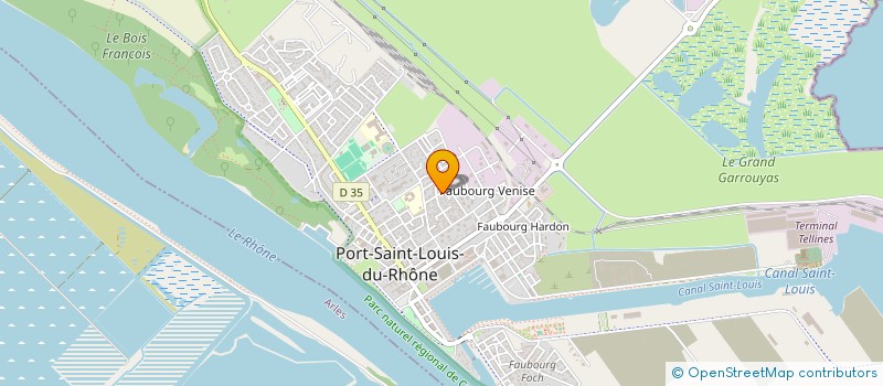 localisation de l'entreprise LA JOUVENCO D'INTRE MAR ET ROSE à PORT-SAINT-LOUIS-DU-RHONE