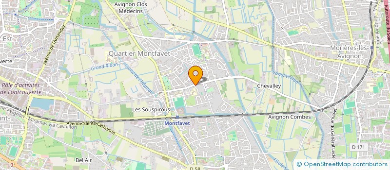 localisation de l'entreprise LA JOUVENCO DE MOUNT-FAVET  AVIGNON