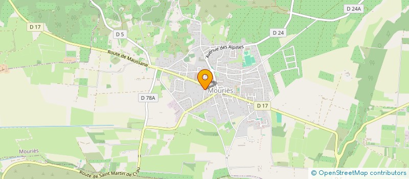 localisation de l'entreprise LA JOUVENE  MOURIES