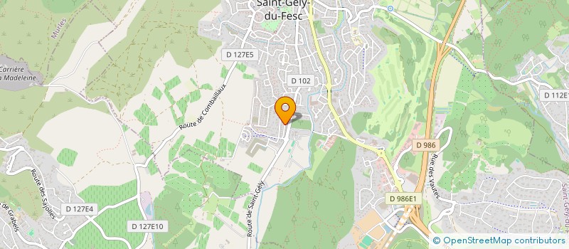 localisation de l'entreprise LA JOYA  SAINT-GELY-DU-FESC