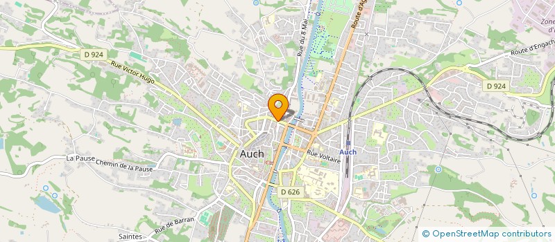 localisation de l'entreprise LA JOYEUSE à AUCH