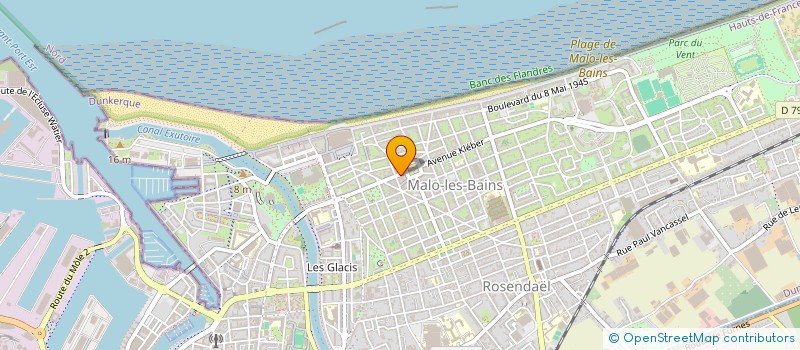 localisation de l'entreprise LA JOYEUSE  DUNKERQUE