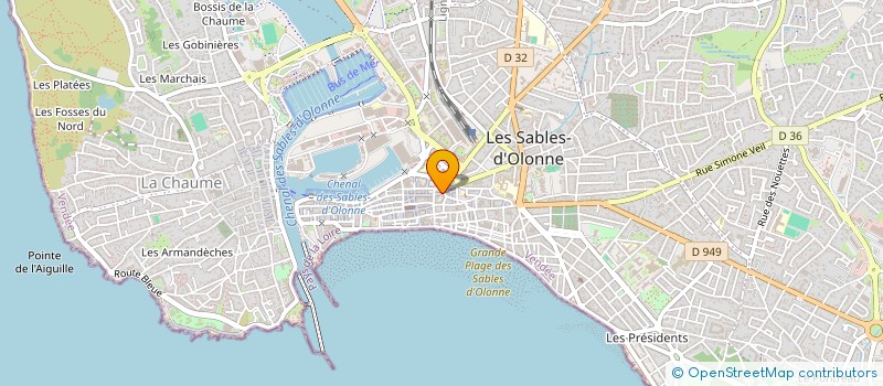 localisation de l'entreprise LA JOYEUSE COMPAGNIE à LES SABLES D'OLONNE