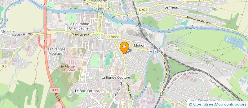 localisation de l'entreprise LA JOYEUSE RETRAITE à CHARLEVILLE-MEZIERES