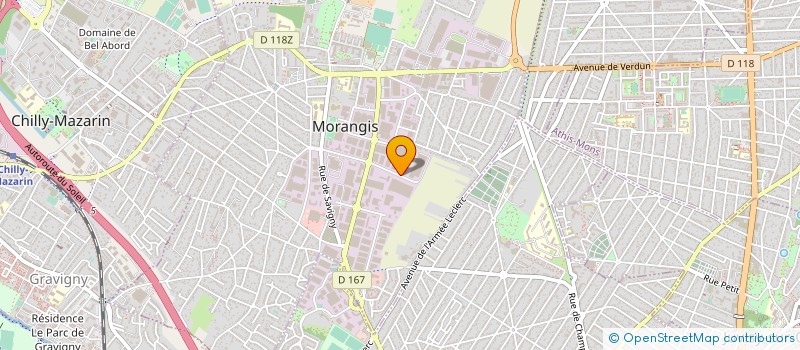 localisation de l'entreprise LA JOYEUSE TRIPAILLE à MORANGIS
