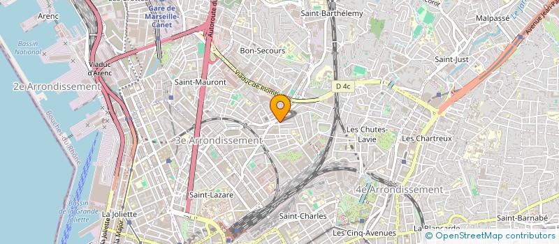 localisation de l'entreprise LA JSK à MARSEILLE