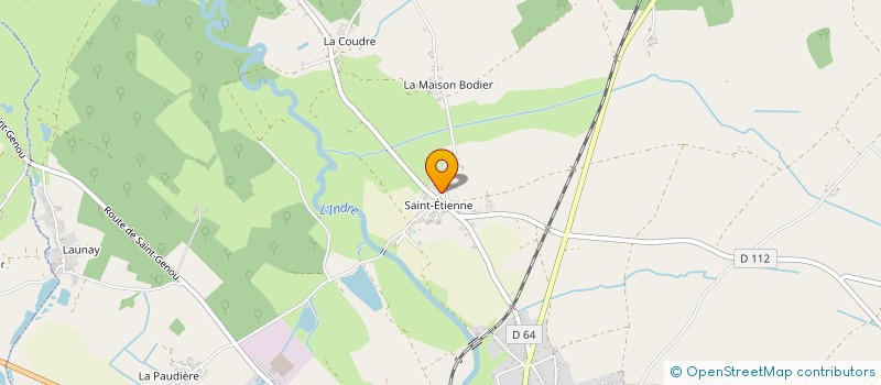 localisation de l'entreprise LA JULARDIERE à BUZANCAIS