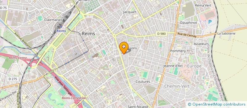 localisation de l'entreprise LA JULIETTE  REIMS