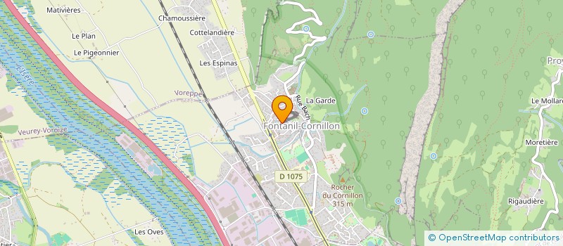 localisation de l'entreprise LA JULIOTERIE  FONTANIL-CORNILLON