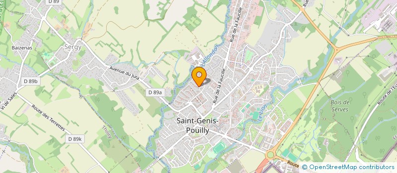localisation de l'entreprise LA JULUPO à SAINT-GENIS-POUILLY