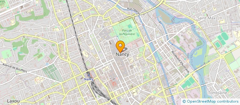 localisation de l'entreprise LA JUMENT BLEUE  NANCY