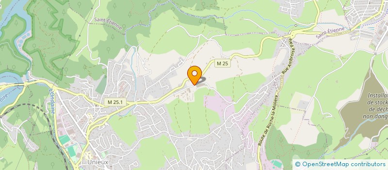 localisation de l'entreprise LA JUMENT VERTE 2  UNIEUX