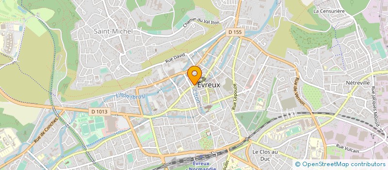 localisation de l'entreprise LA JUMENT VERTE OU SELLERIE JUMENT VERTE  EVREUX