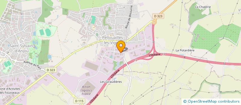 localisation de l'entreprise LA JUMETRIE  VERRIERES-EN-ANJOU