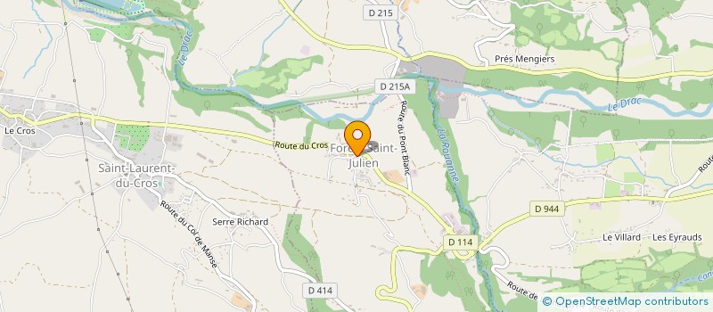 localisation de l'entreprise LA JUNCHA à SAINT-JEAN-SAINT-NICOLAS