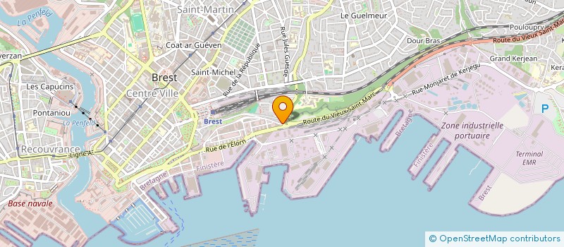localisation de l'entreprise LA JUNGLE à BREST