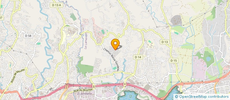 localisation de l'entreprise LA JUNGLE DE VINCE  LE LAMENTIN