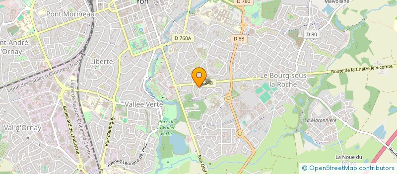 localisation de l'entreprise LA JUNIMO  MOUILLERON-LE-CAPTIF