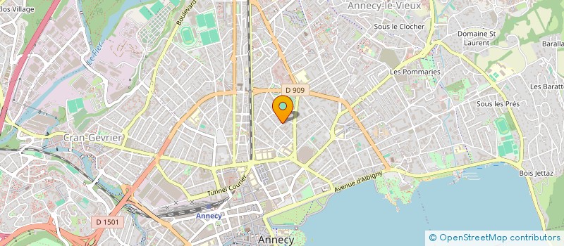 localisation de l'entreprise LA JUPITER à ANNECY