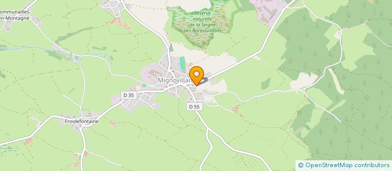 localisation de l'entreprise LA JURASSIENNE DE LUNETTES à NOZEROY