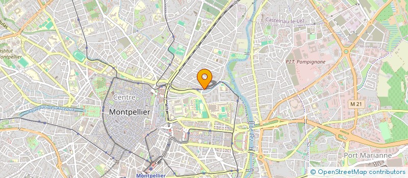 localisation de l'entreprise LA JUSTE SCI à MONTPELLIER