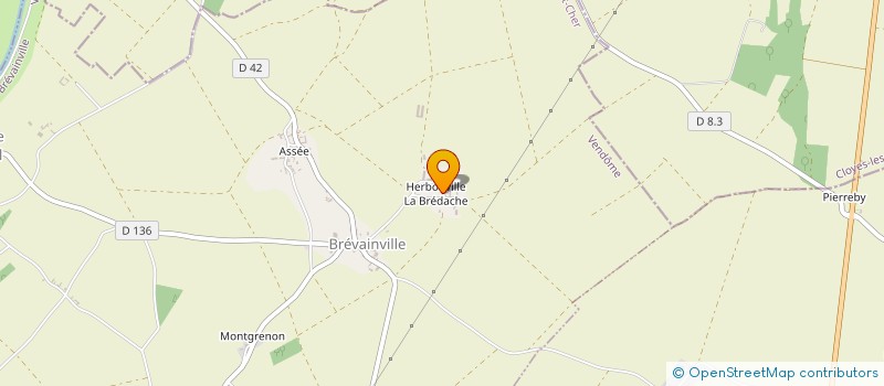 localisation de l'entreprise LA JUSTICE  BREVAINVILLE