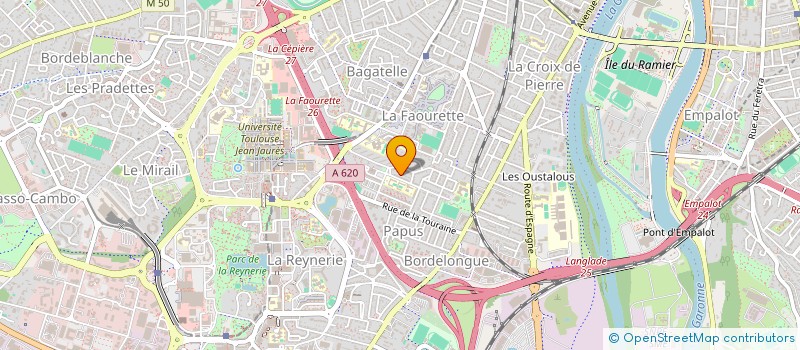localisation de l'entreprise LA JUVENTUS DE PAPUS à TOULOUSE