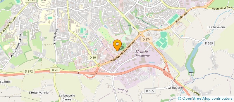 localisation de l'entreprise LA K FAMIGLIA  SAINT-LO