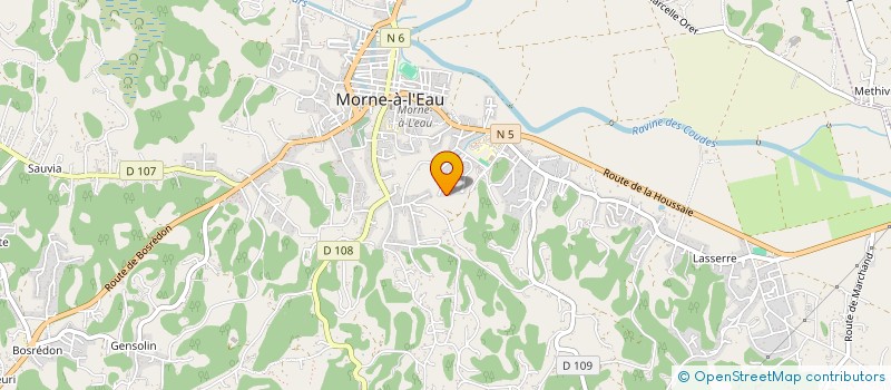localisation de l'entreprise LA K-FET à MORNE A L'EAU