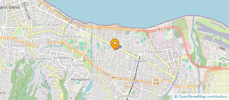 localisation de l'entreprise LA K'FET à SAINT-DENIS