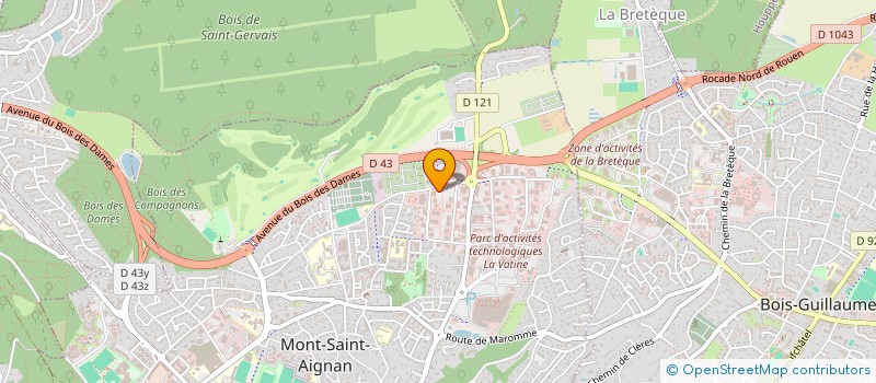 localisation de l'entreprise LA K7  ROUEN