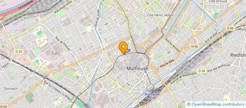 localisation de l'entreprise LA KAFET  MULHOUSE