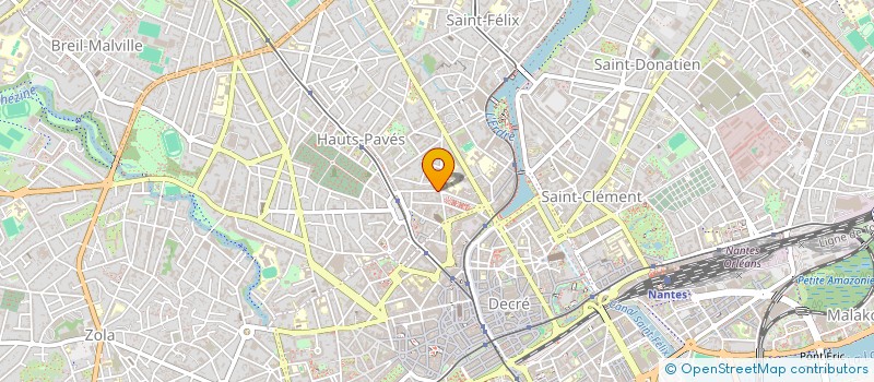 localisation de l'entreprise LA KAGE à NANTES