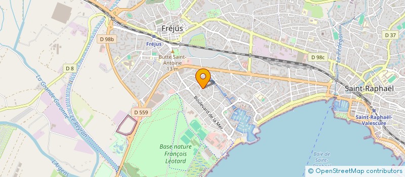 localisation de l'entreprise LA KALINKA à FREJUS