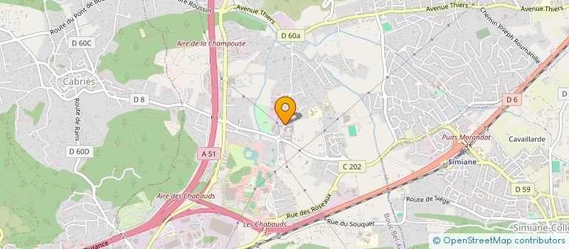 localisation de l'entreprise LA KALLISTE à BOUC-BEL-AIR