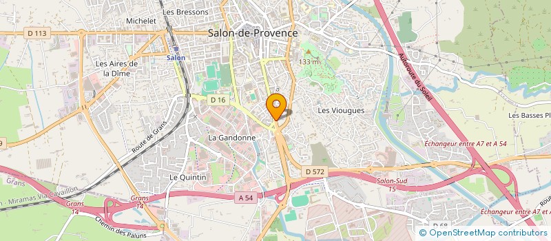 localisation de l'entreprise LA KALLISTE à SALON-DE-PROVENCE