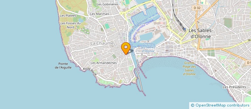 localisation de l'entreprise LA KAMA à LES SABLES D'OLONNE