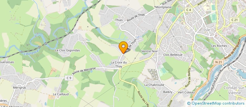 localisation de l'entreprise LA KANIJAD à ISLE