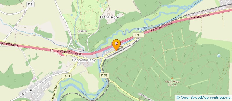 localisation de l'entreprise LA KANOPEE  SAINTE-MARIE-SUR-OUCHE