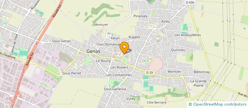 localisation de l'entreprise LA KARO-KANN  GENAS