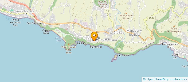 localisation de l'entreprise LA KAS'CREOLE à PETITE-ILE