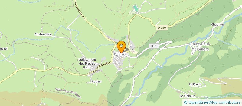 localisation de l'entreprise LA KASA à SALERS