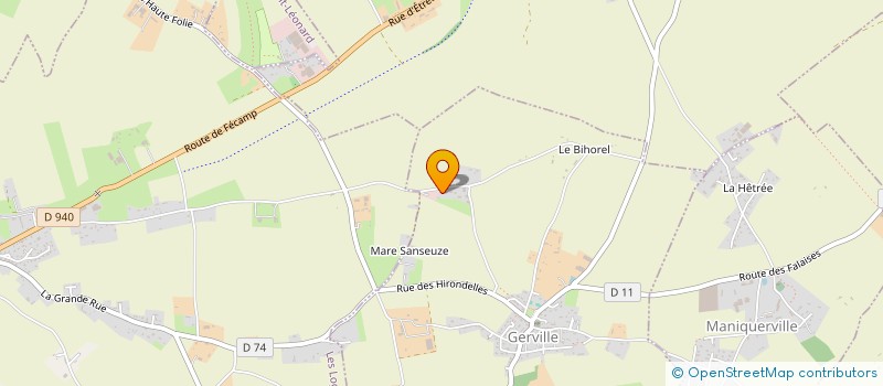 localisation de l'entreprise LA KASA D'HELIOS  GERVILLE