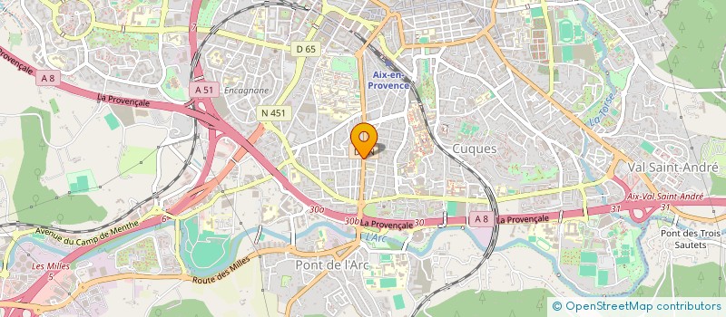 localisation de l'entreprise LA KATIA à AIX-EN-PROVENCE