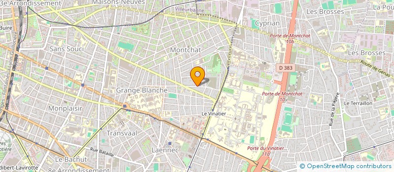localisation de l'entreprise LA KAVE à LYON 3EME