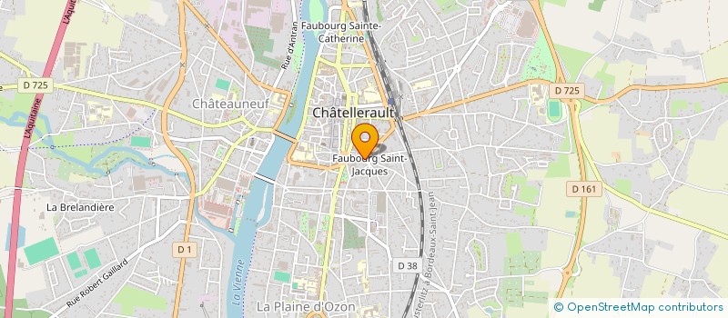 localisation de l'entreprise LA KAVE  CHATELLERAULT